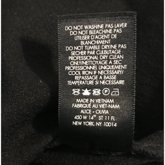 Alice + Olivia Daysi Layered Woven Aztec Black/Cream Print Mini Skirt - Size 6 - Picture 9 of 9